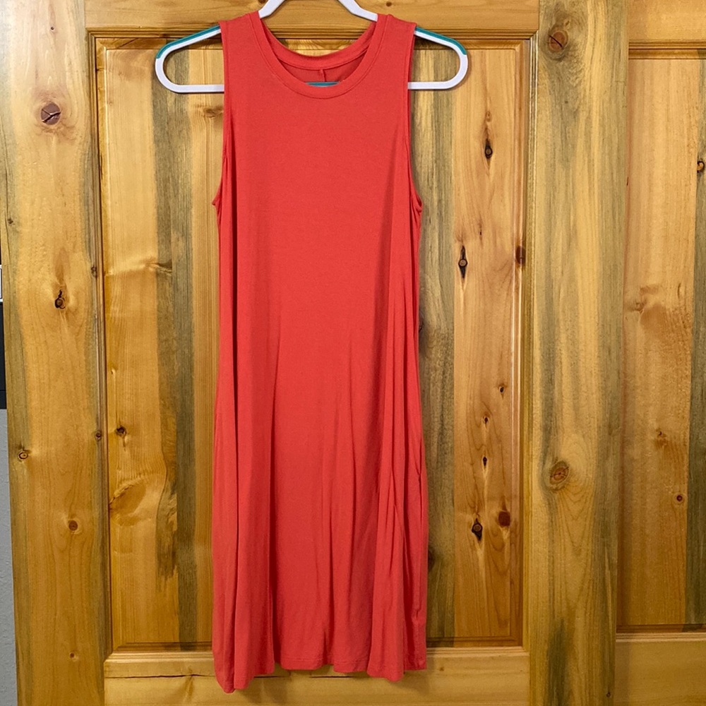 Bright Peach Dress